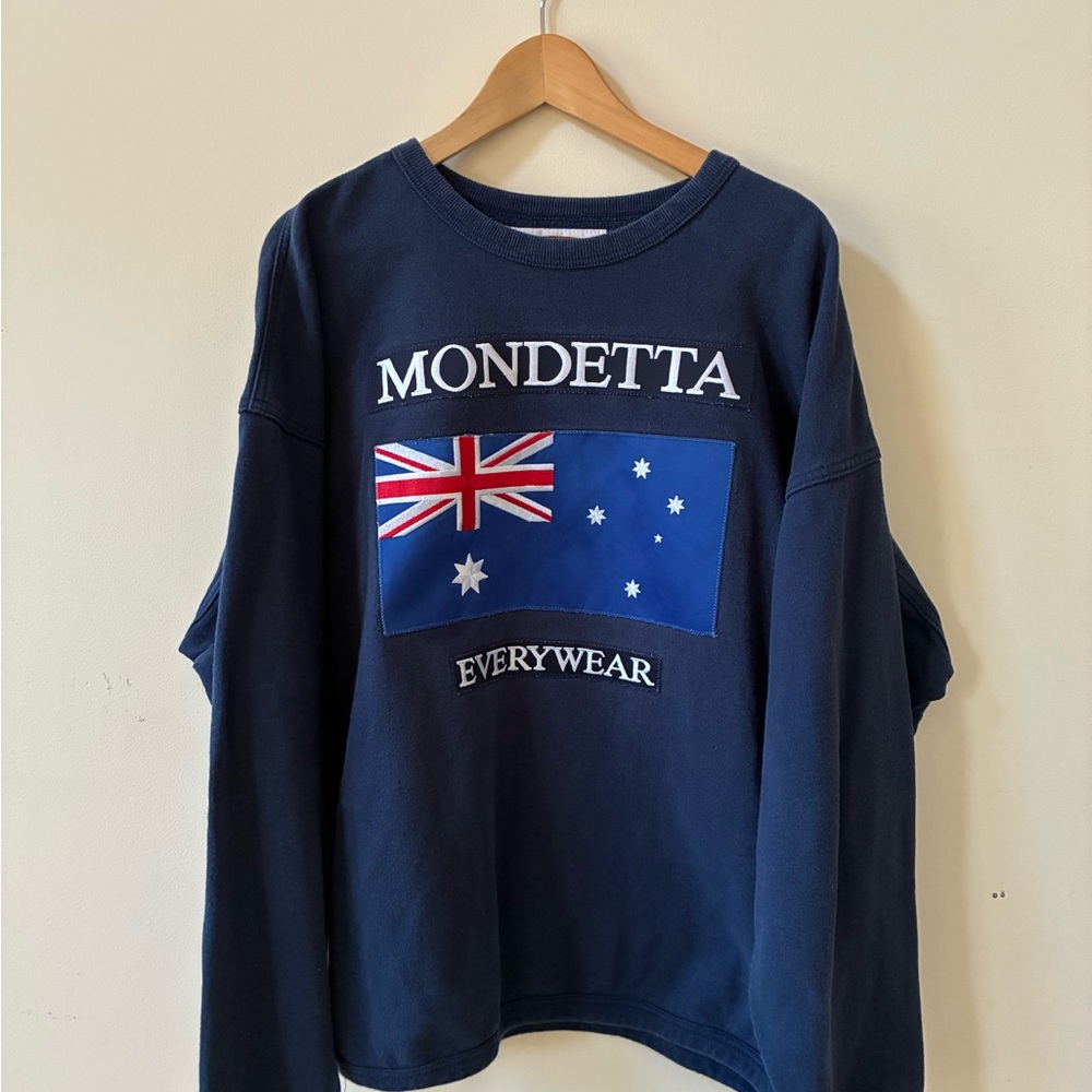 Vintage 90’s Mondetta Navy Australia Flag Sweatshirt